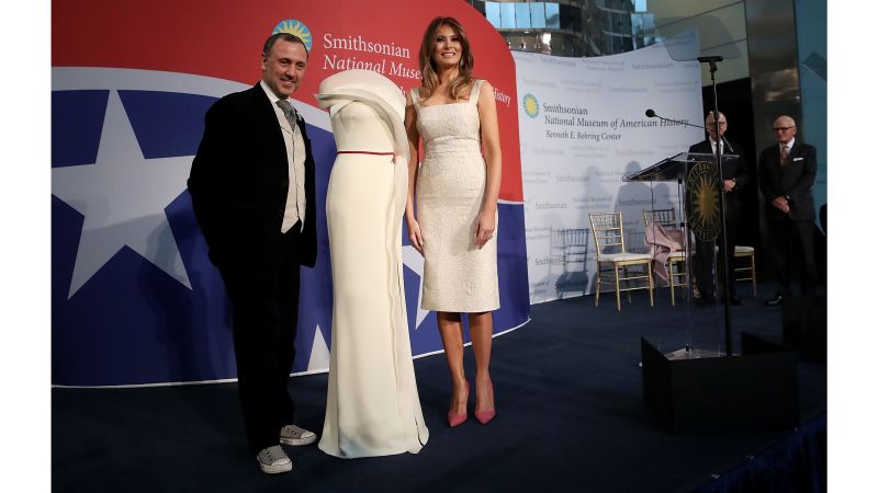 Melania Trump’s Inaugural Gown Returns to Smithsonian: A Historic Second Display