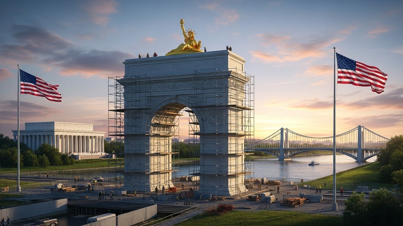 Trump’s 250-Foot Triumphal Arch Secures Preliminary Approval from Federal Planning Commission