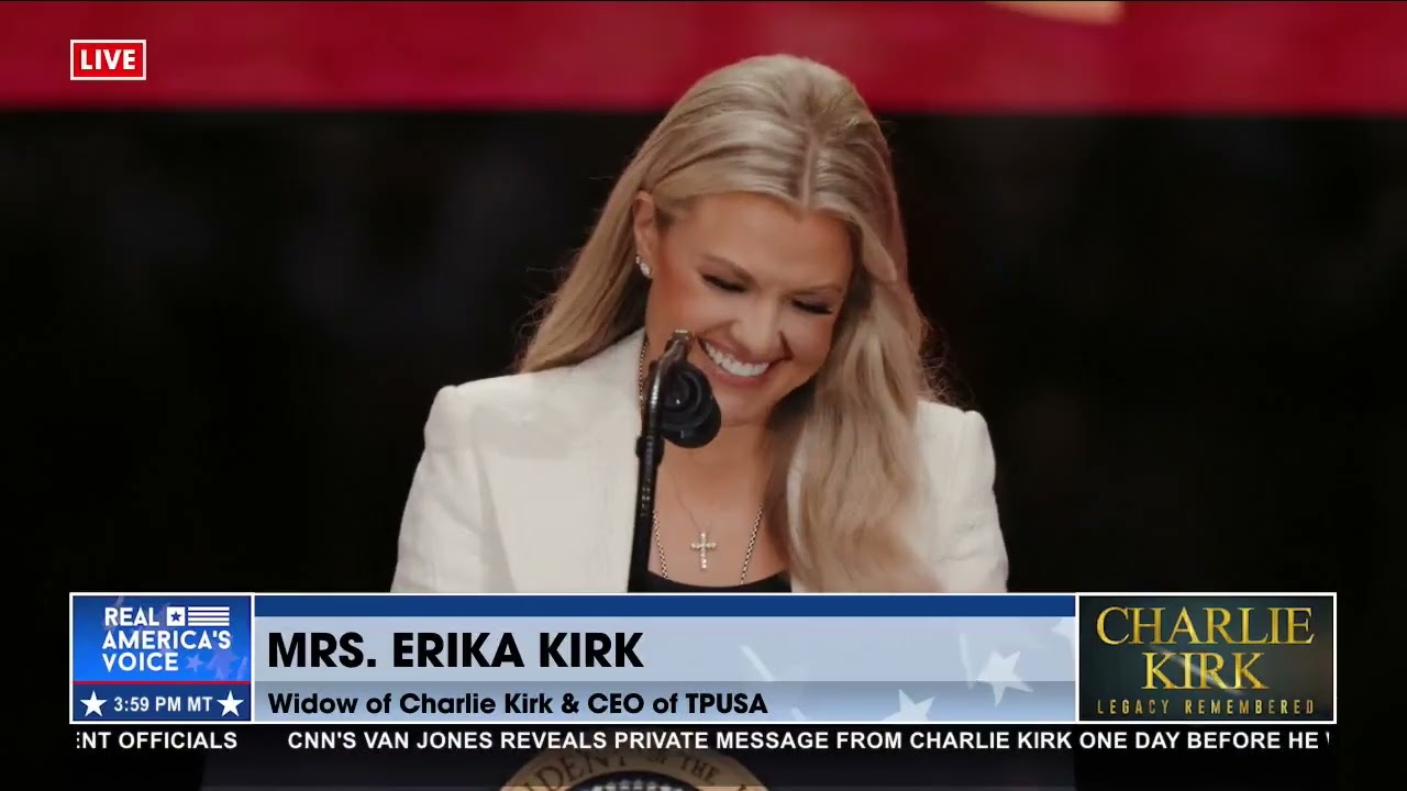 No Retreat, Only Resolve: Erika Kirk Challenges Young Conservatives to Defend Their Convictions After Charlie Kirk’s Death